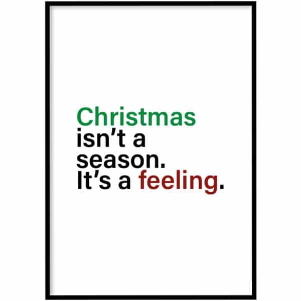 Poster - Christmas feeling
