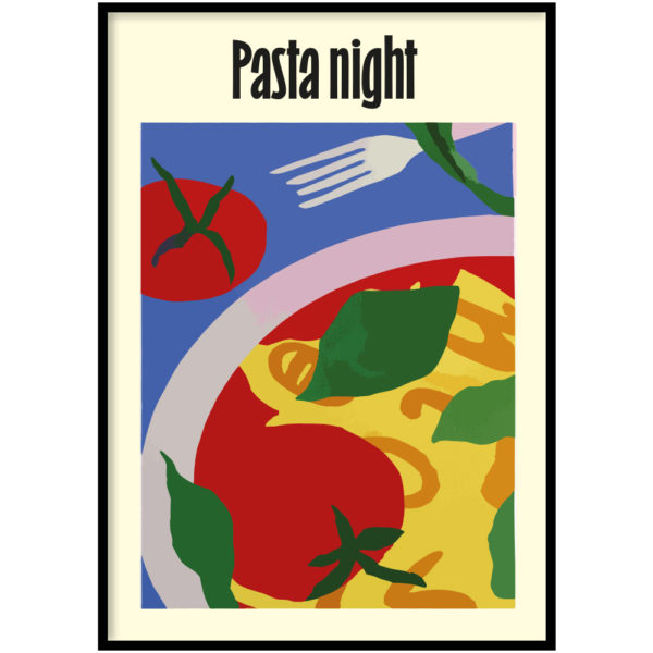 Poster Pasta night