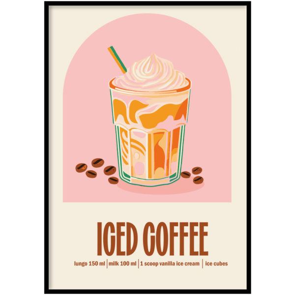 Poster Iced Coffee