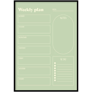 Weekly planner