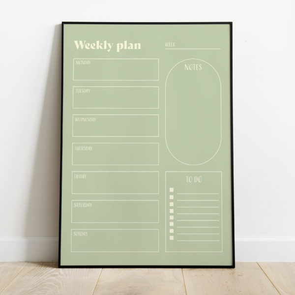 Weekly planner