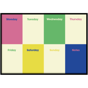 Weekplanner colors