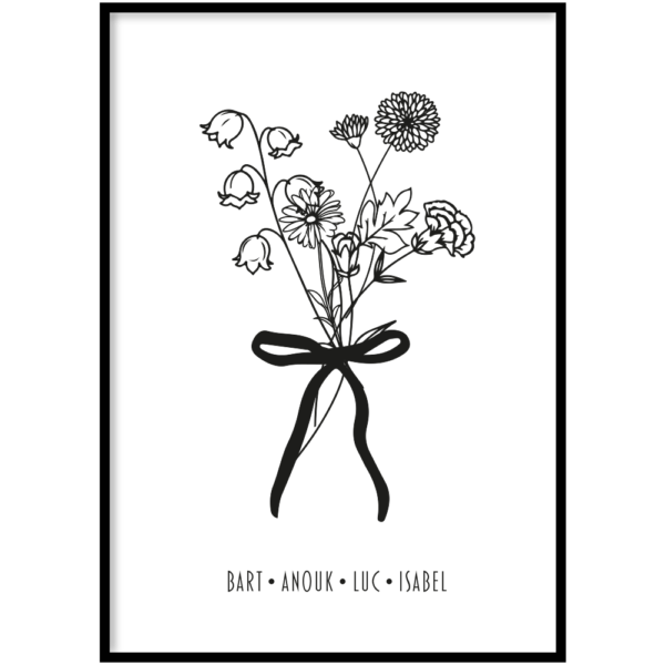 Poster Bosje Bloemen