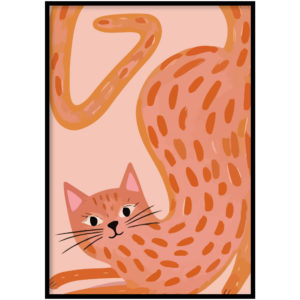 Poster Pink Cat