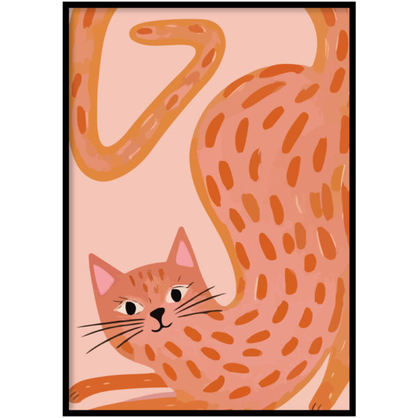 Poster Pink Cat