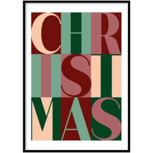 Poster Christmas letters