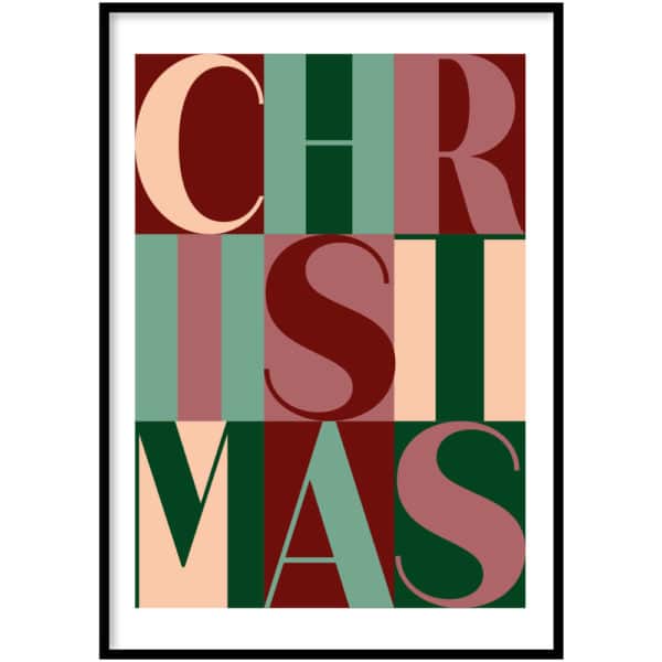 Poster Christmas letters