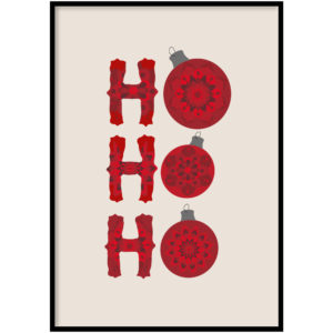 Poster Ho Ho Ho Rood