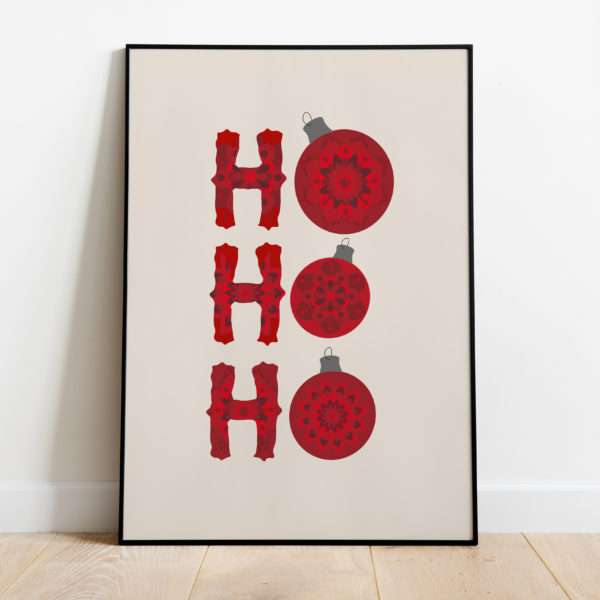 Poster Ho Ho Ho Rood