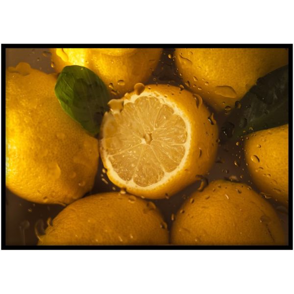 Poster - Fresh lemons