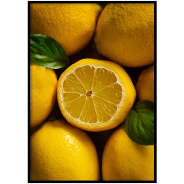 Poster - Lemon leaves