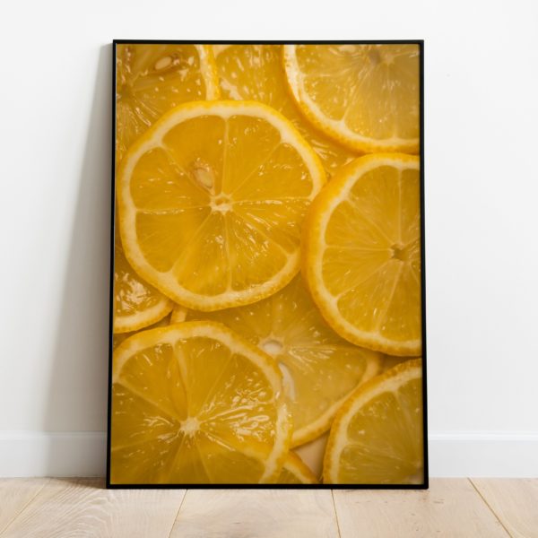 Poster - Lemon slices - Afbeelding 2