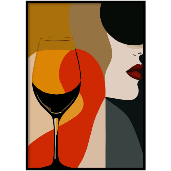 Poster - Abstract wine