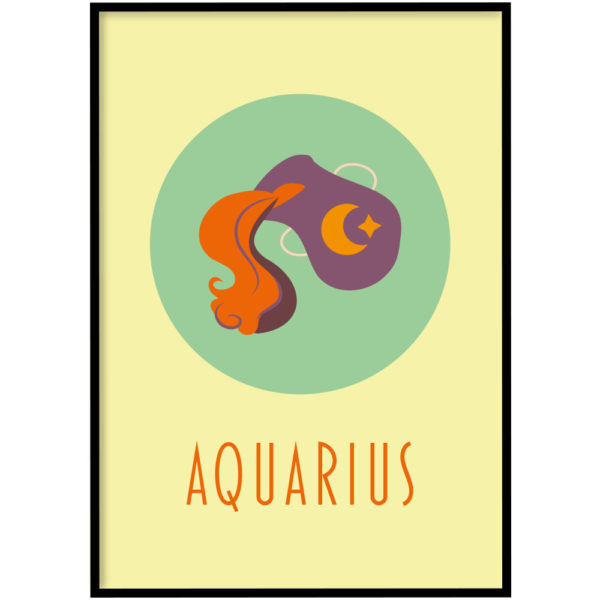 Poster - Sterrenbeeld zodiac elements yellow - Afbeelding 12