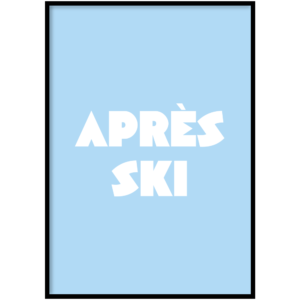 Poster Apres ski