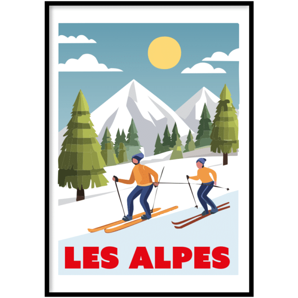 Poster - Les Alpes