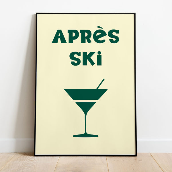 Poster - Apres ski glas - Afbeelding 2