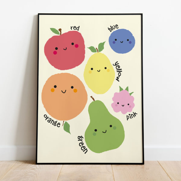 Poster - Colorful fruit - Afbeelding 2