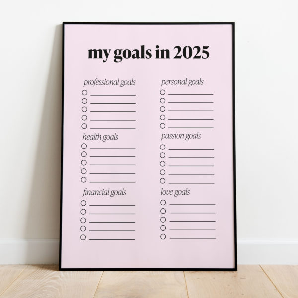 Poster - My Goals - Afbeelding 2