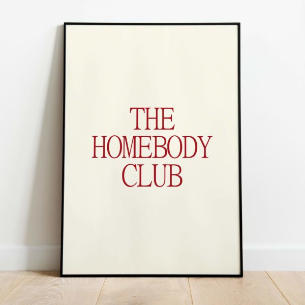 Poster - Homebody club - Afbeelding 2