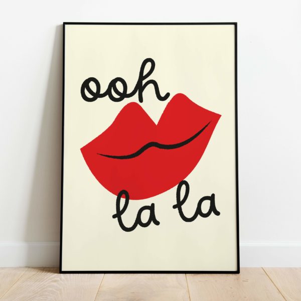 Poster - Ooh la la - Afbeelding 2