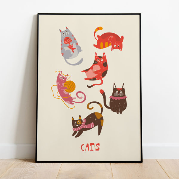 Poster - Cats - Afbeelding 2