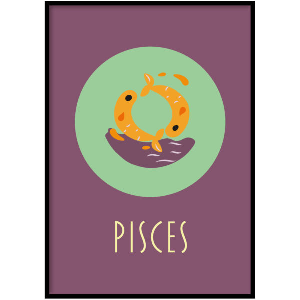 Poster - Sterrenbeeld zodiac elements purple - Afbeelding 6