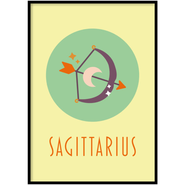 Poster - Sterrenbeeld zodiac elements yellow - Afbeelding 5