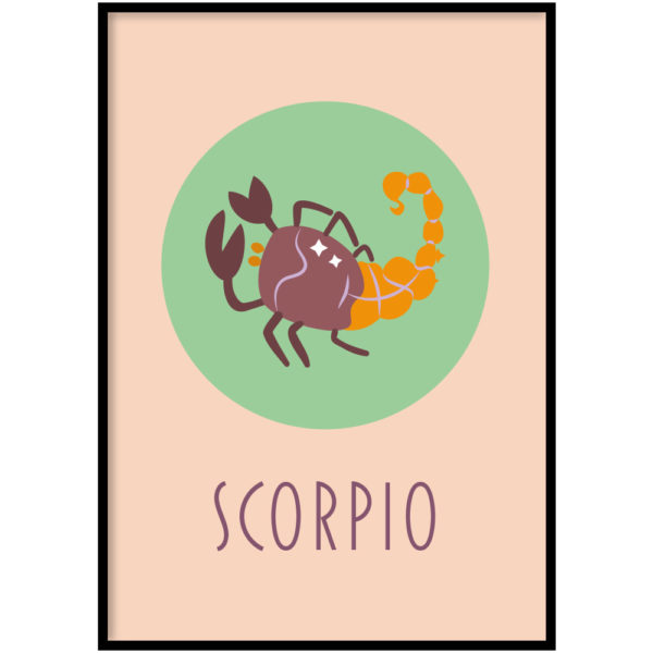 Poster - Sterrenbeeld zodiac elements pink - Afbeelding 5