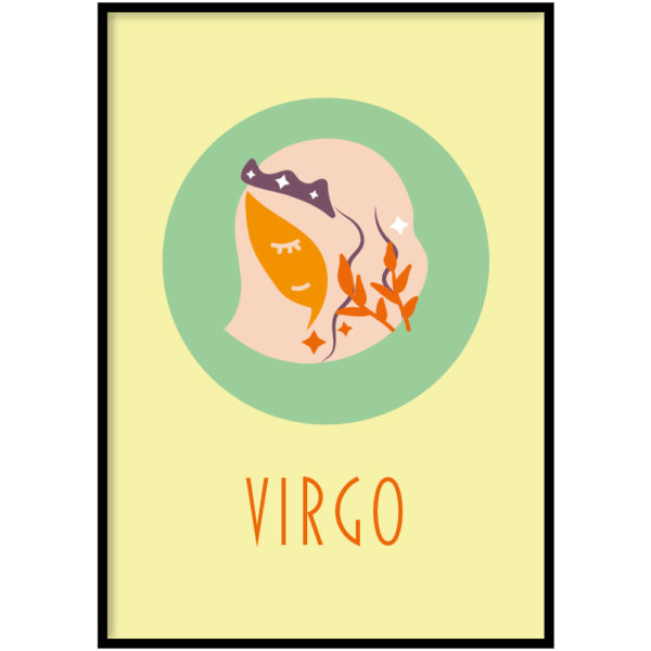 Poster - Sterrenbeeld zodiac elements yellow - Afbeelding 3