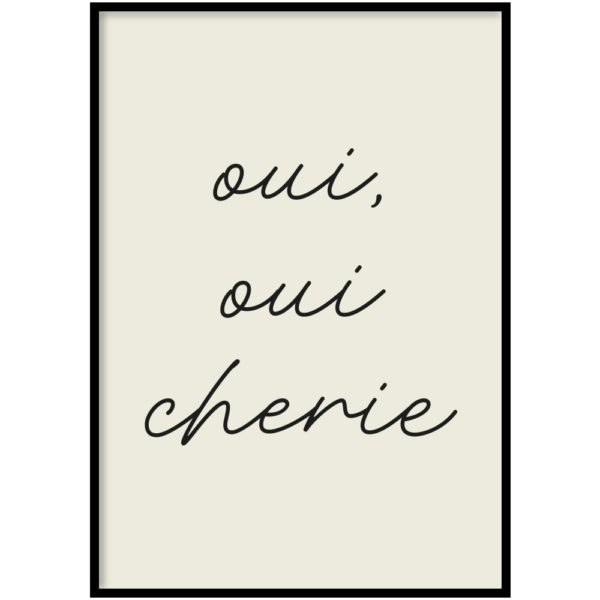 Poster - Cherie