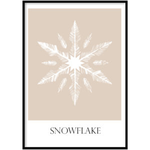 Poster Snowflake