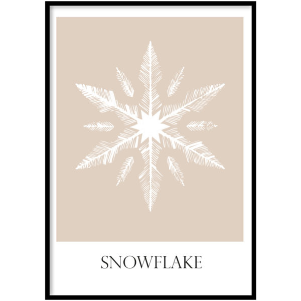 Poster Snowflake