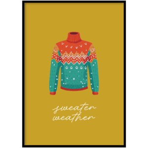 Poster Sweater weather