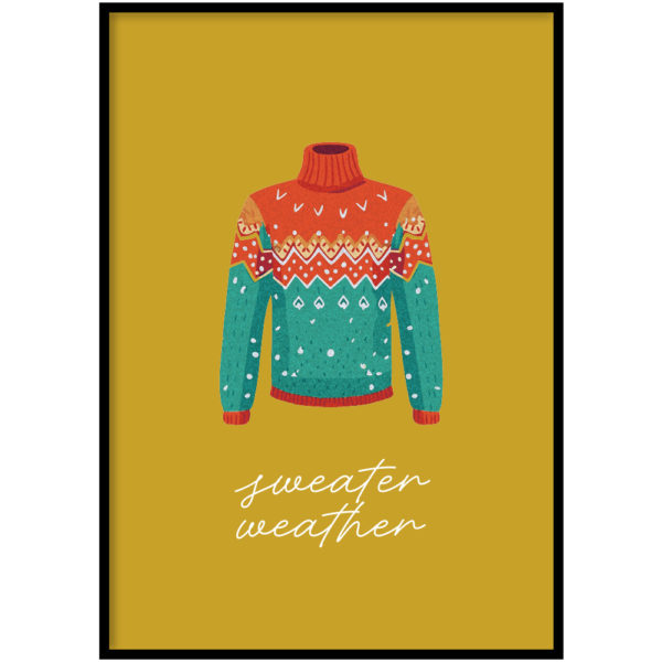 Poster Sweater weather