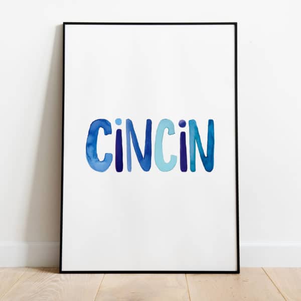 Poster - Cin cin blauw - Afbeelding 2