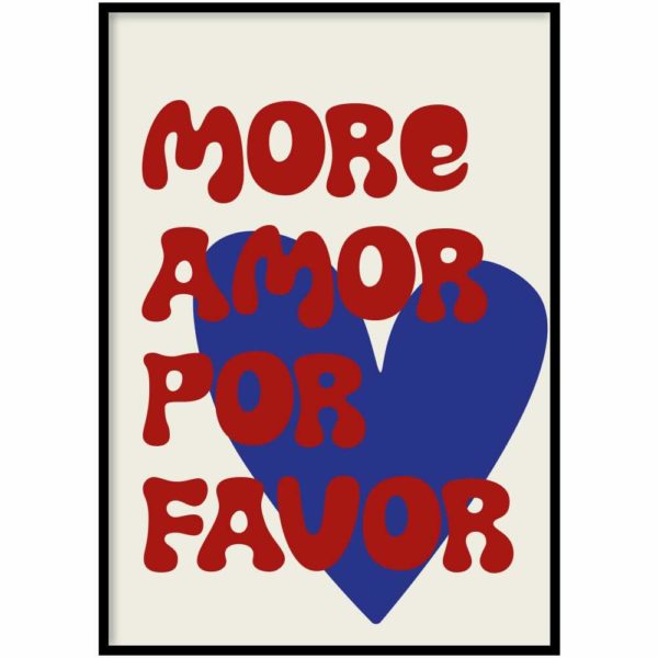 Poster - More amor