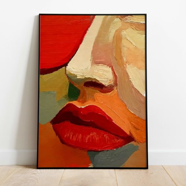 Poster - Painted face - Afbeelding 2