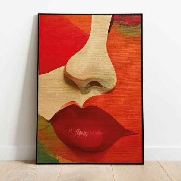 Poster - Red lip - Afbeelding 2