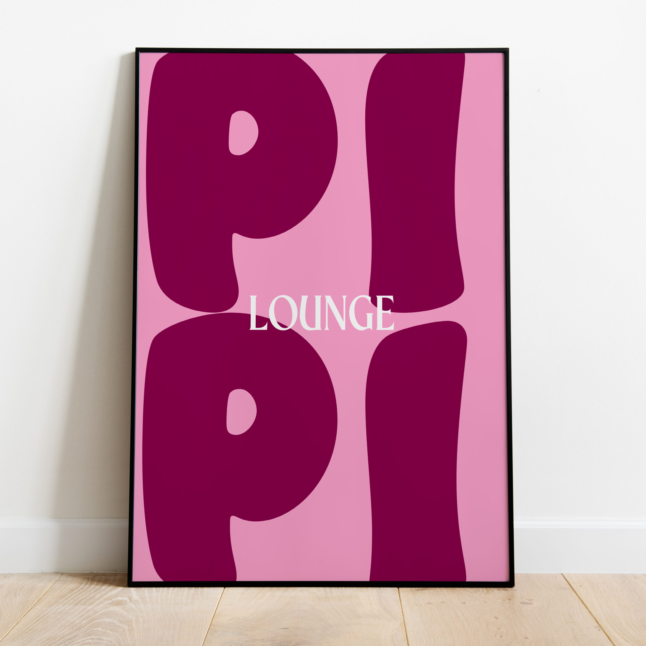 Poster - pipi roze - Afbeelding 2