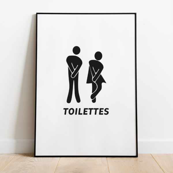 Poster Toilettes