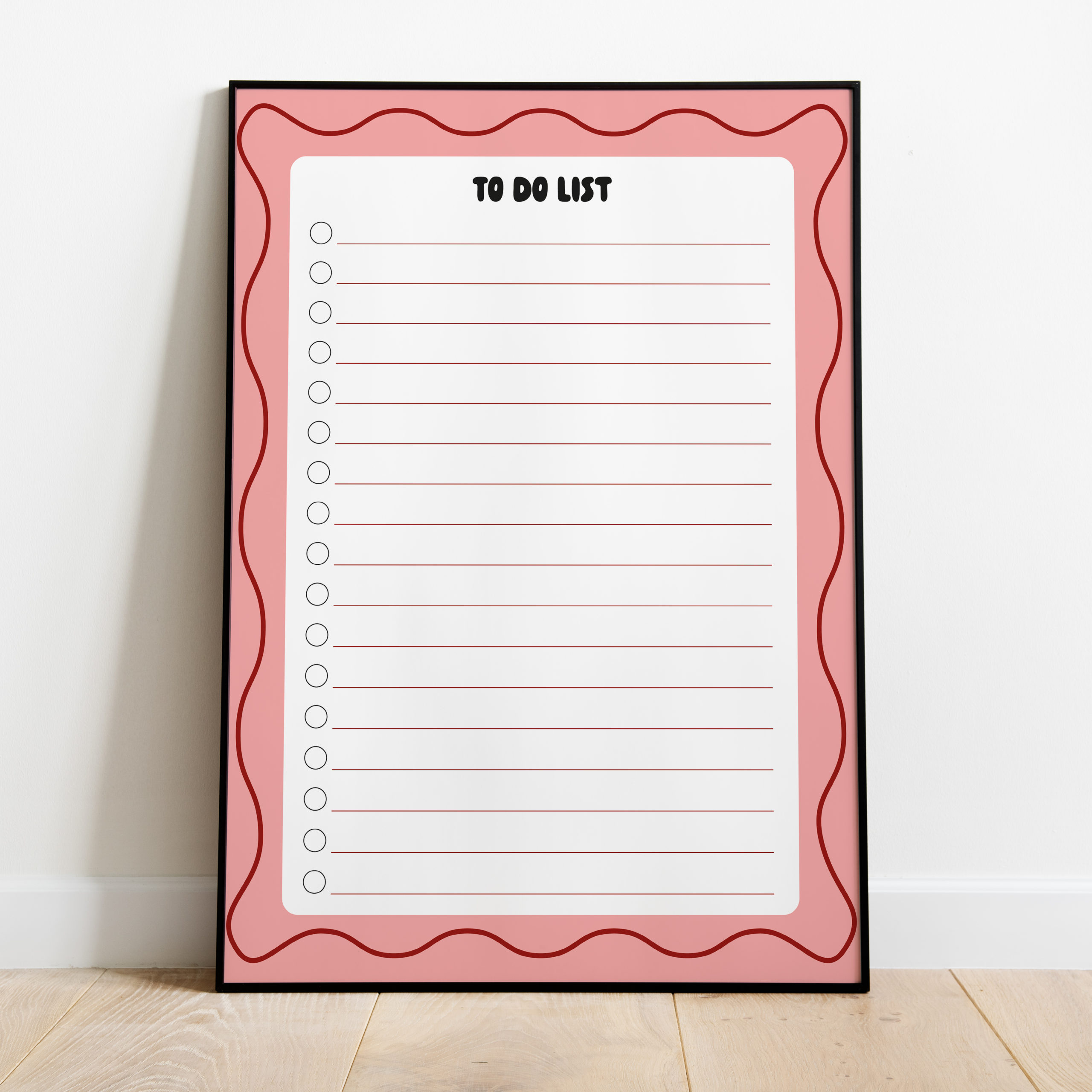 To do list pink