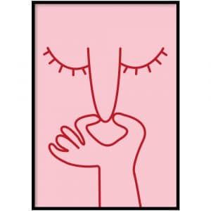 Poster - What a smell roze