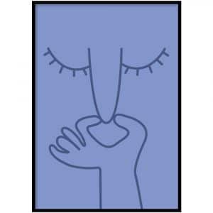 Poster - What a smell paars