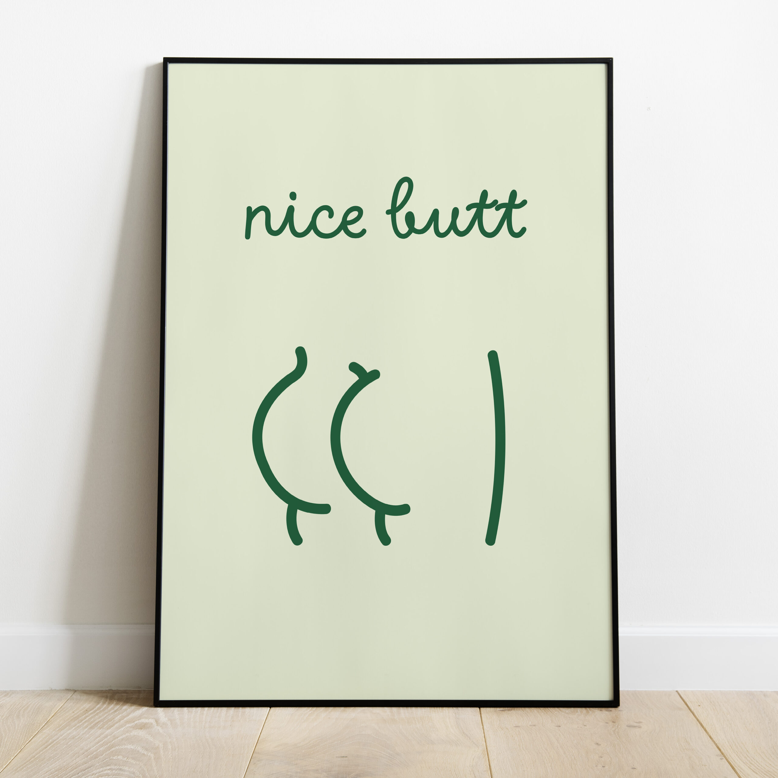 Poster - Butt Donkergroen - Afbeelding 2