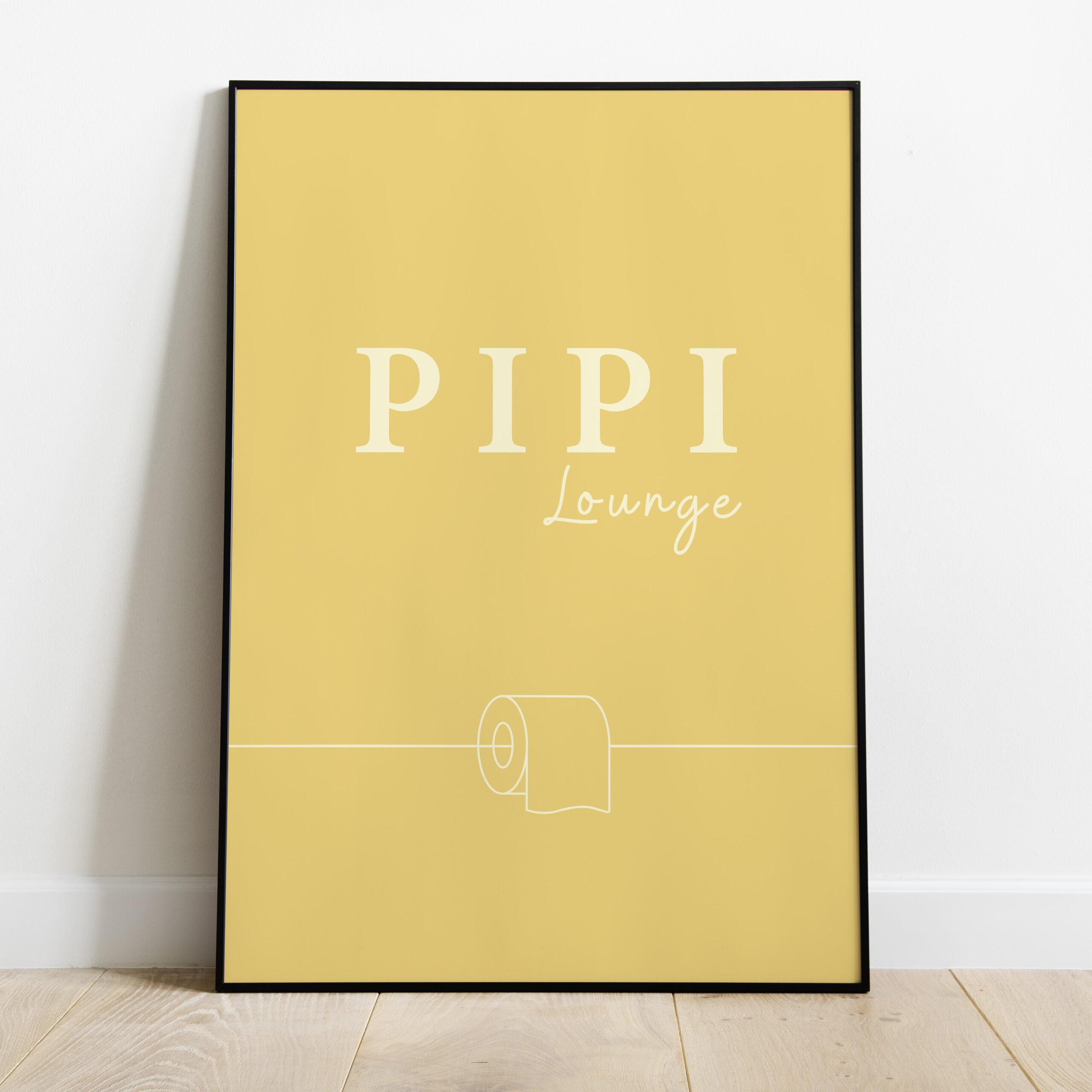Poster - pipi lounge Geel - Afbeelding 2
