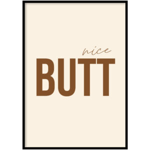 Poster - Nice butt Bruin