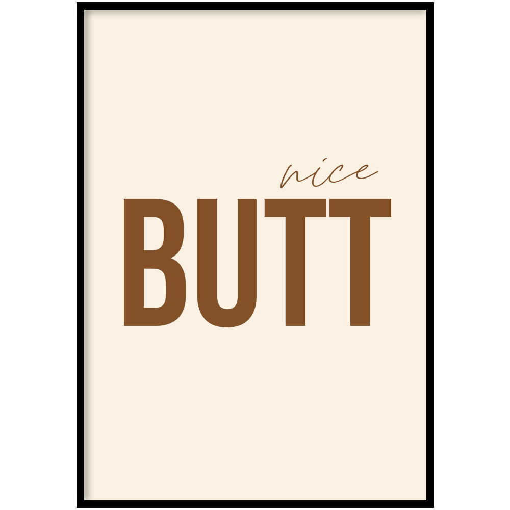 Poster - Nice butt Bruin