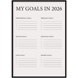 Poster - My Goals