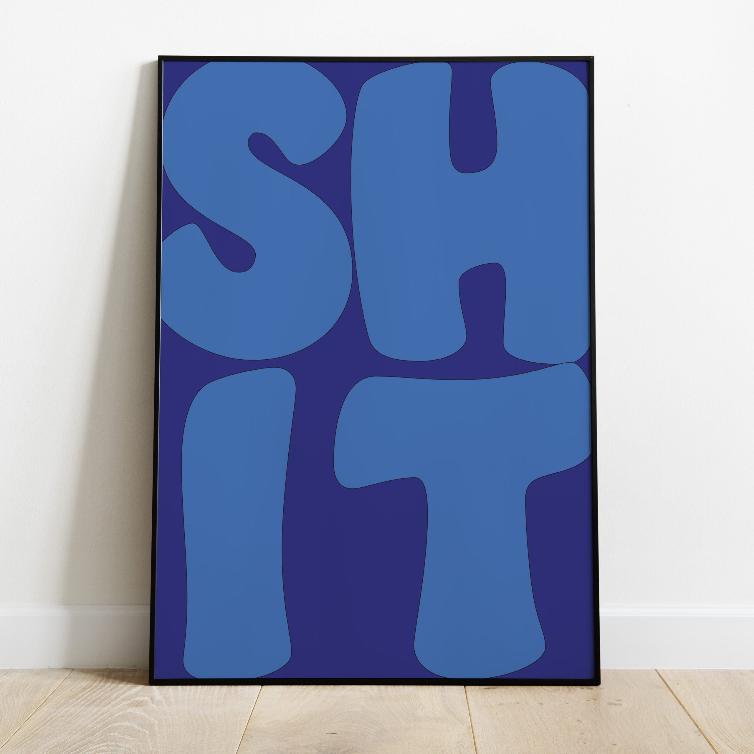Poster - Shit Blauw - Afbeelding 2